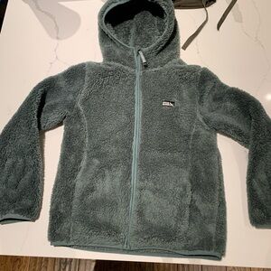 Eddie Bauer Teddy Kids Hoodie in Forest Green